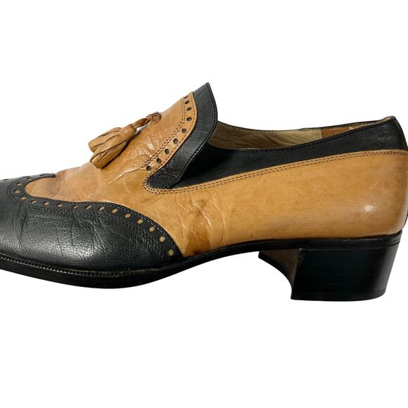 Volare By Carlo Leoni Leather Italian Loafers - Picture 5 of 9